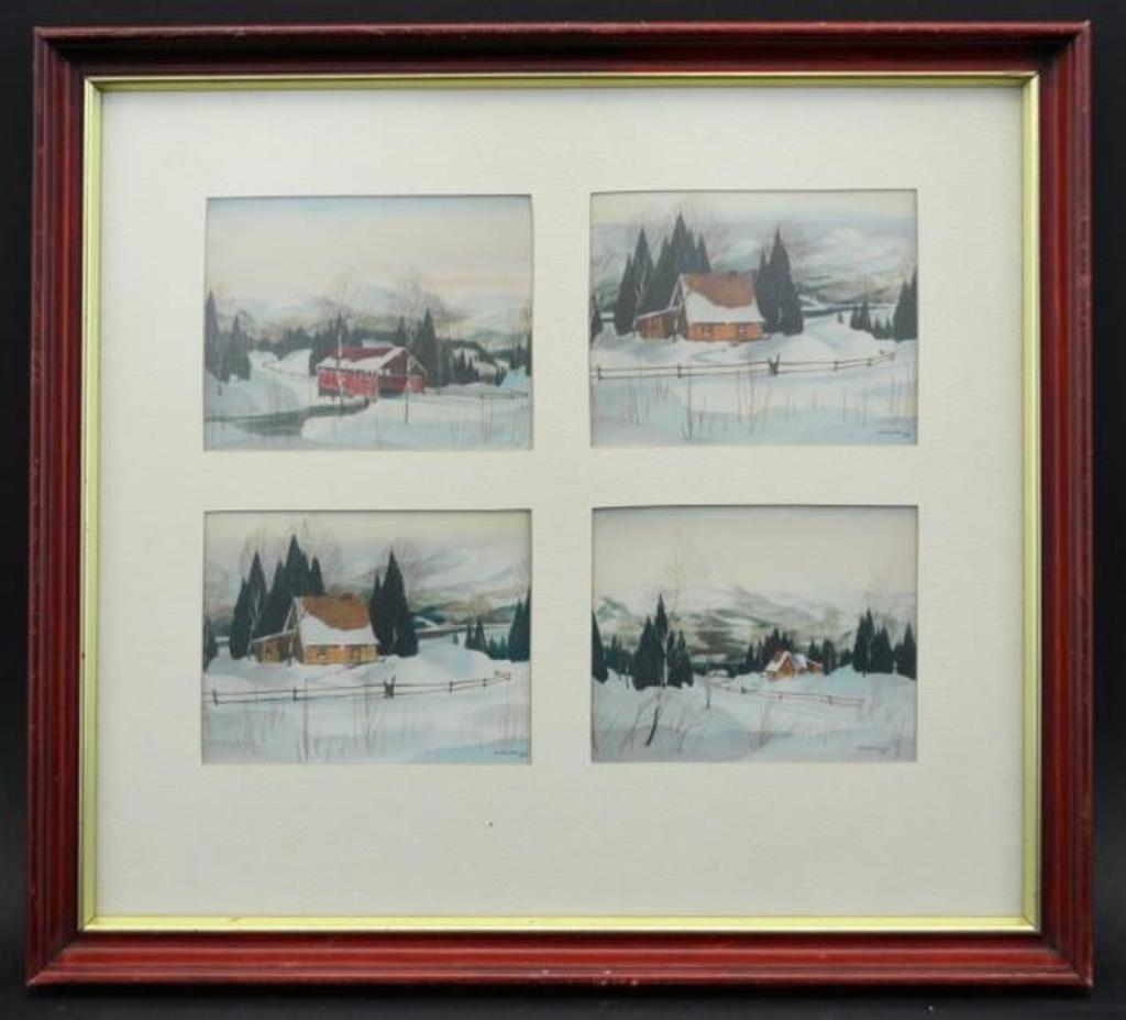 Graham Norble Norwell (1901-1967) - Group of Four Watercolour Studies