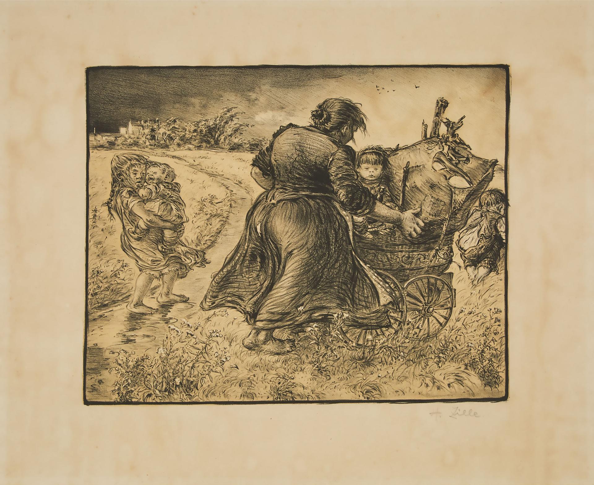 Heinrich Zille - DAS GEWITTER, 1899-1899 [R 22]