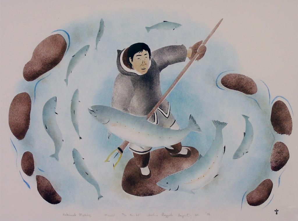 Andrew Karpik Qappik (1964) - Kakivak Fishing; 2002
