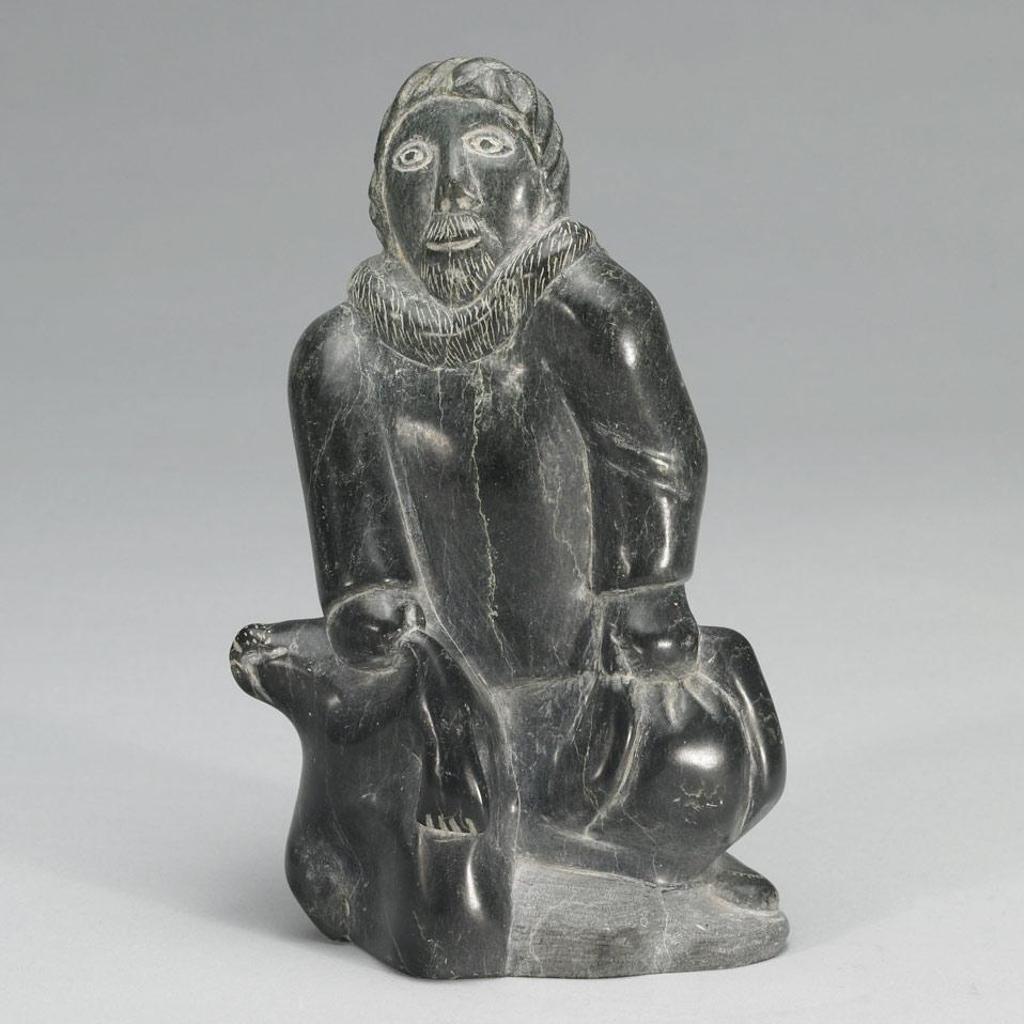 Mathew Ningiuruvik (1918-1985) - Hunter With Catch