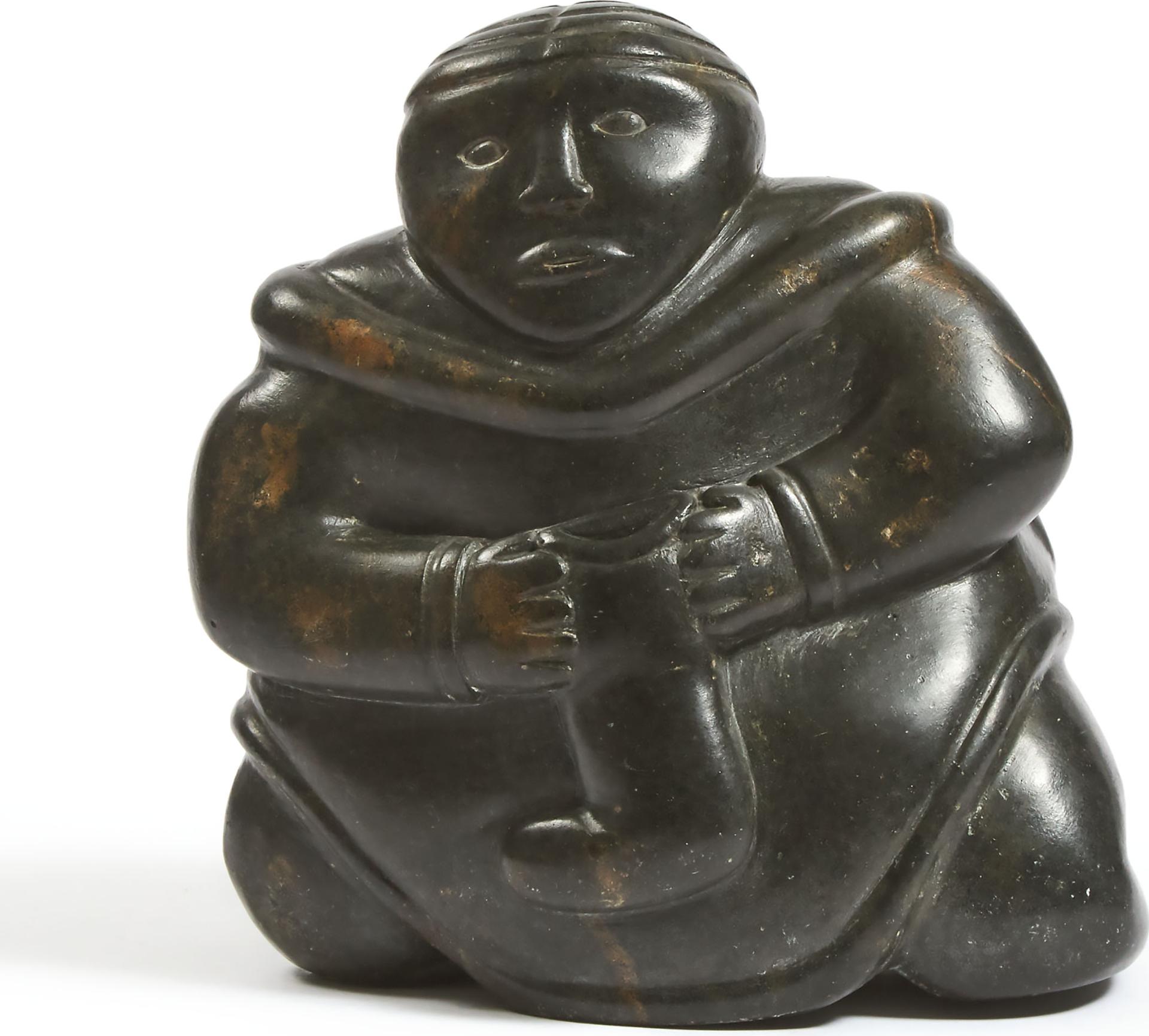 Sarah Meeko Nastapoka (1925) - Woman Mending Kamik