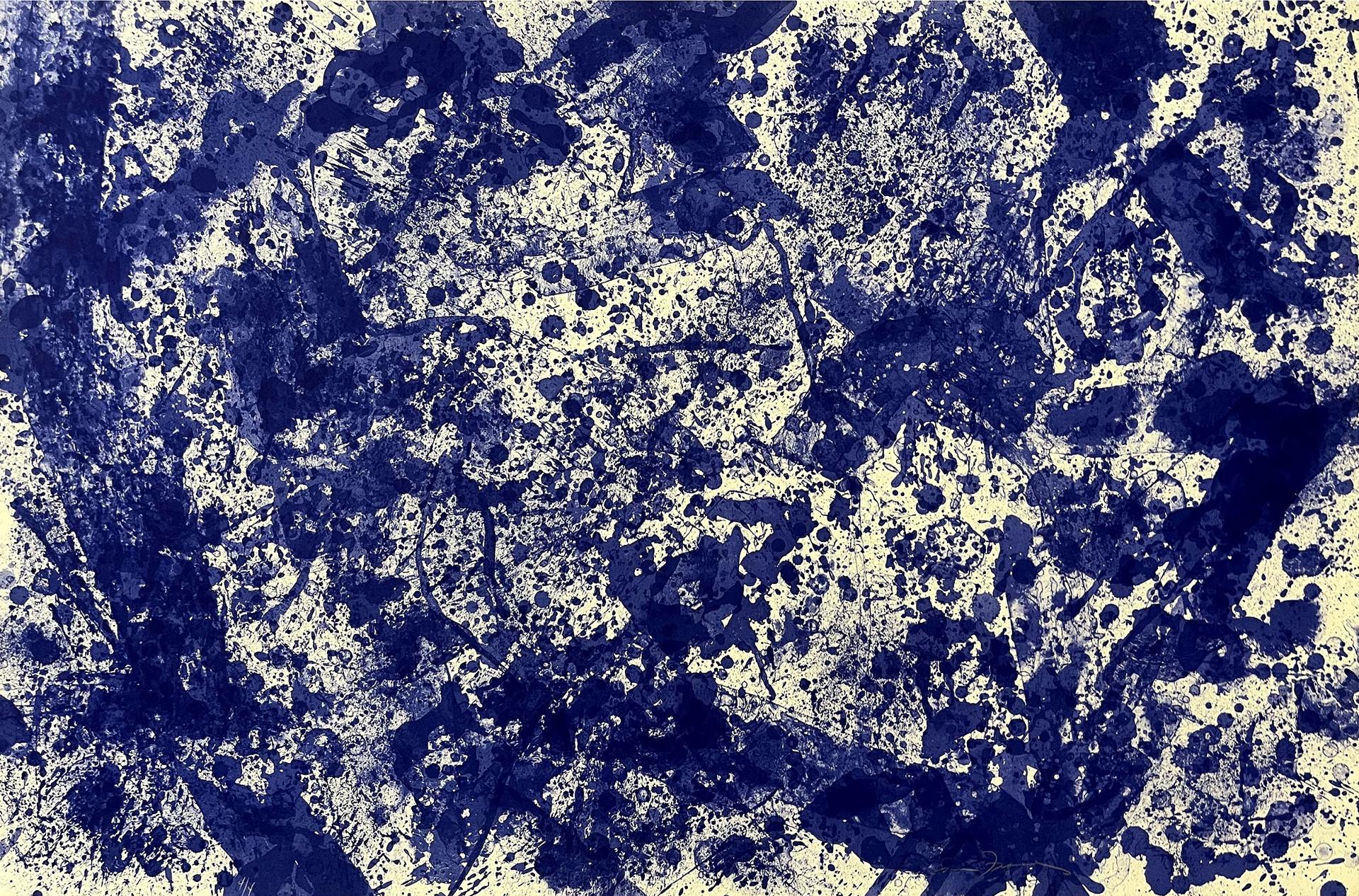 Sam Francis (1923-1994) - DARK BLUE CUP, 1973 [L. 161; SF-141A]
