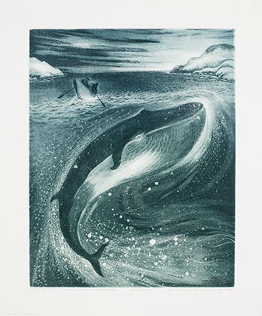 David Lloyd Blackwood (1941-2022) - Young Whale in Greenspond Tickle