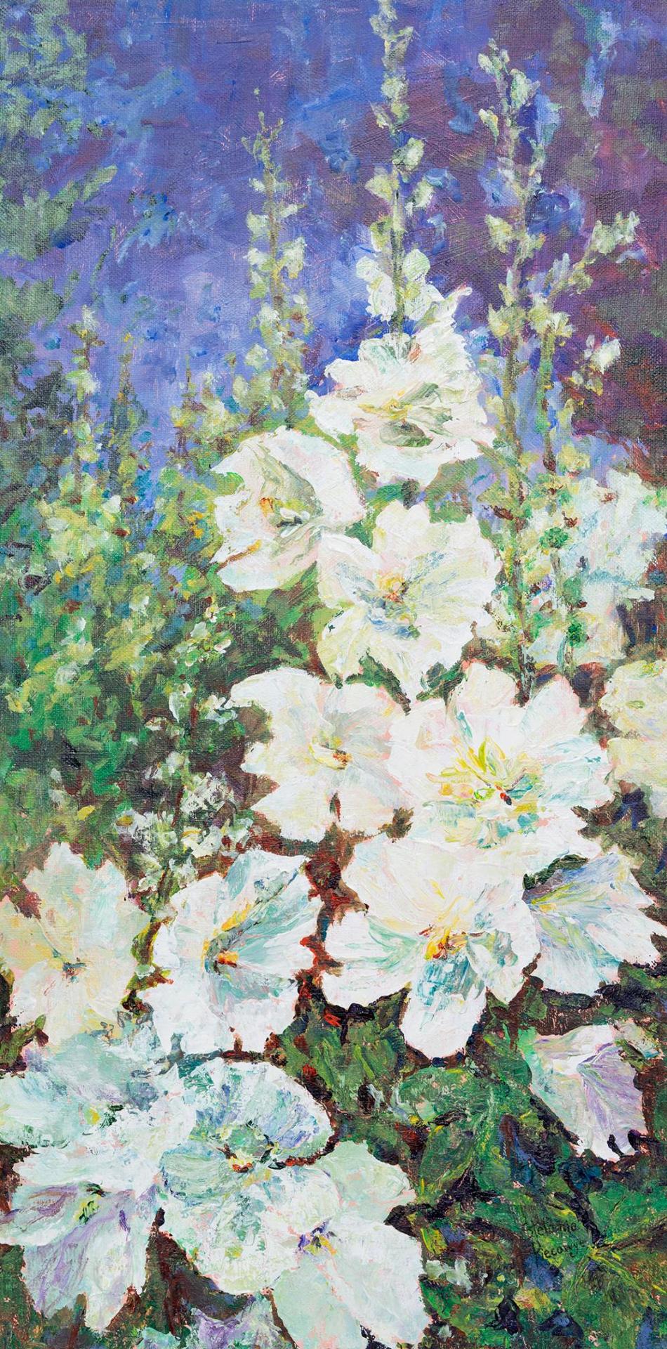 Stefania Piecowye - Untitled - Hollyhocks