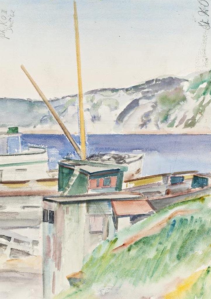 Jack Weldon Humphrey (1901-1967) - Fishing Boat; Beach Scene