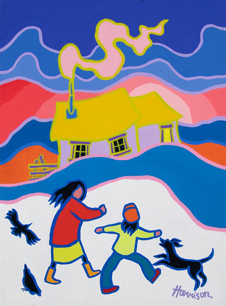 Ted Harrison (1926-2015) - The Cottage