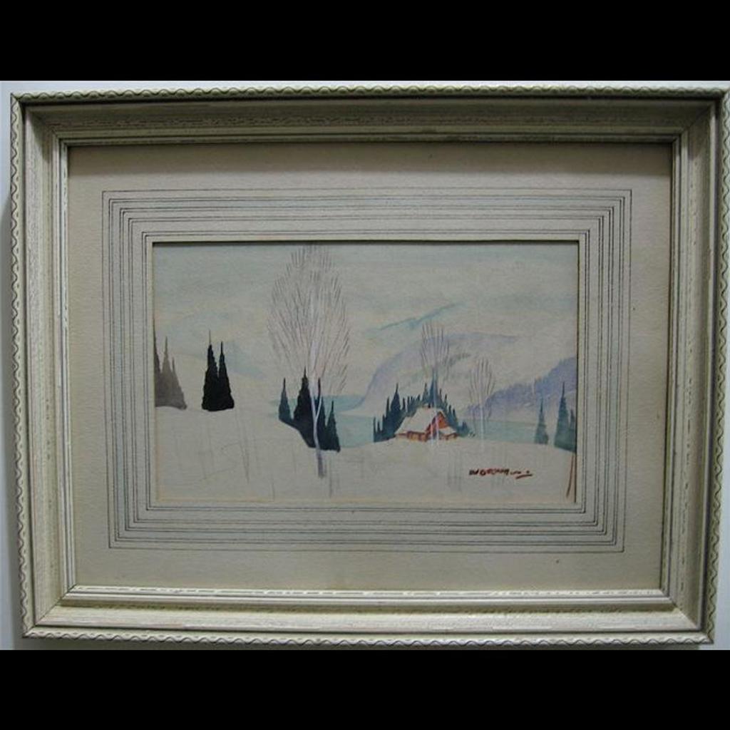 Graham Norble Norwell (1901-1967) - Laurentian Winter With Cabin