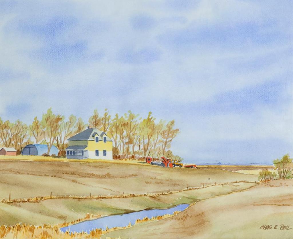 Chas E. Bell (1916-2011) - Untitled - Farm