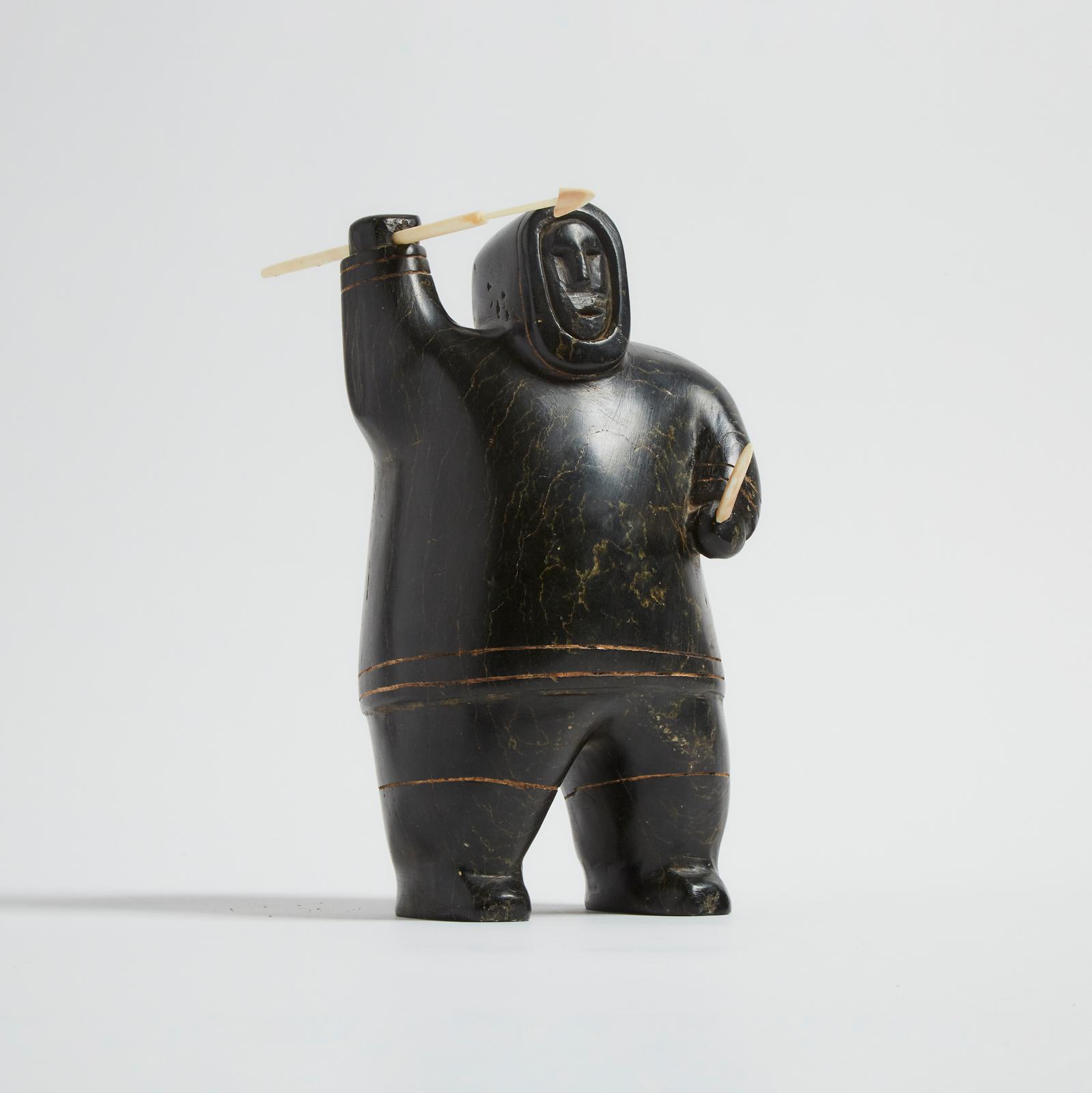 Akeeaktashuk (1898-1954) - Hunter Throwing A Spear
