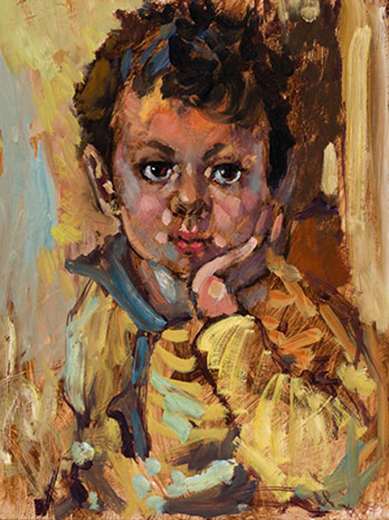 Arthur Shilling (1941-1986) - Portrait of a Young Boy