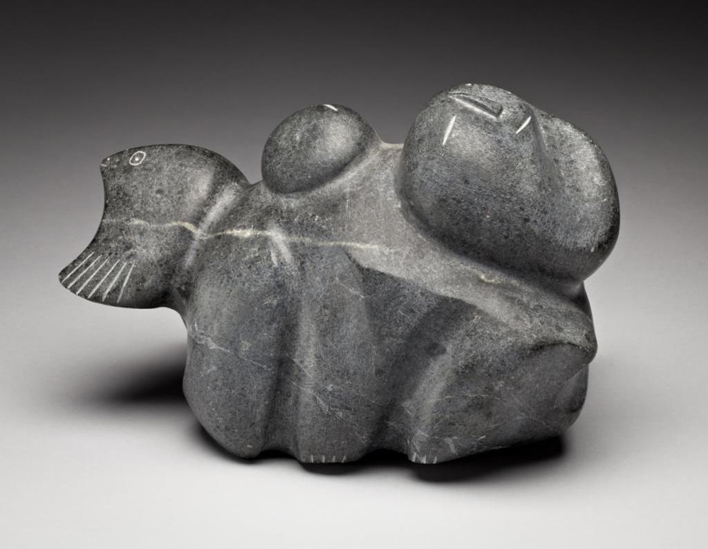 George Arlook Arluk (1949) - Mother, Child and, Bird Spirit, 1981
