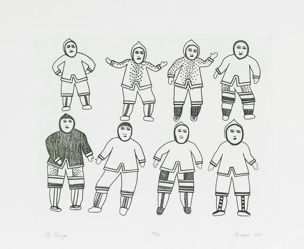 Jamasie Teevee (1910-1985) - The Group