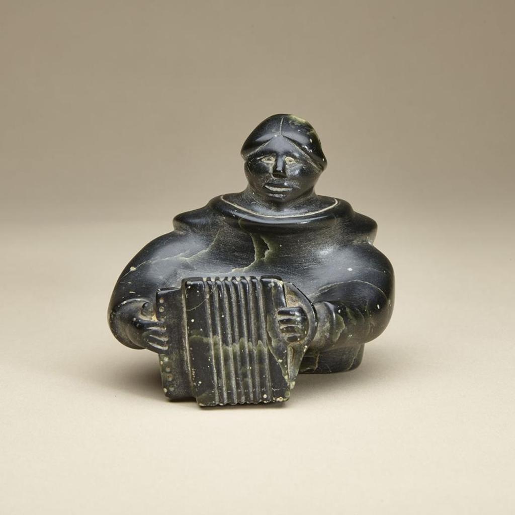 Pauloosie Karpik (1911-1988) - Woman Playing An Accordion