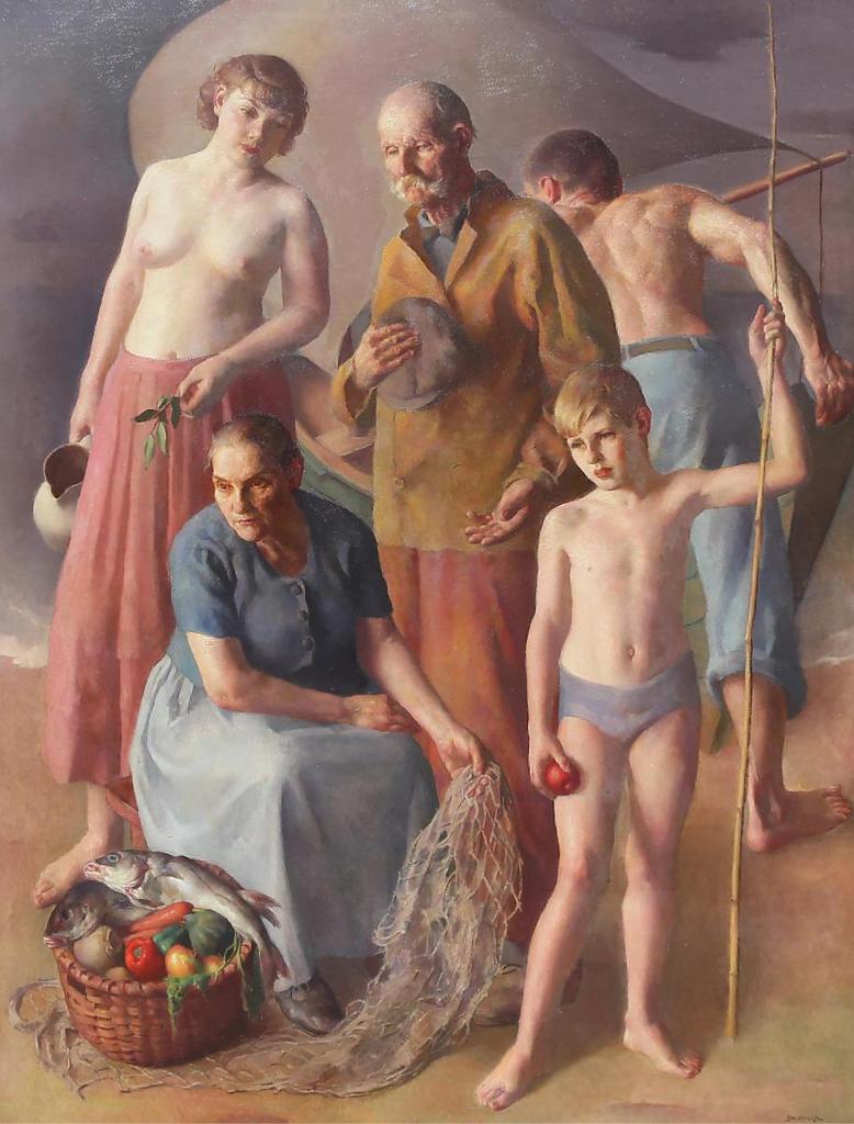 Robert Brackman (1898-1980) - On The Shore Of The Connecticut