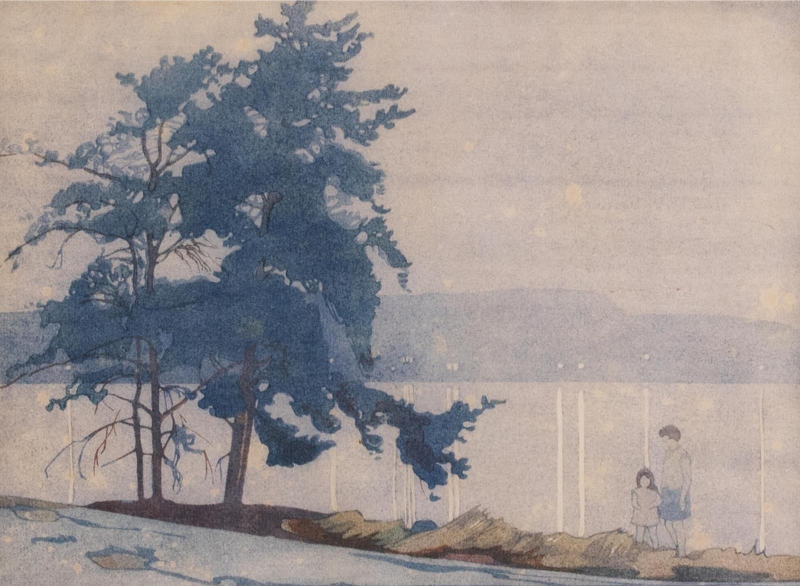 Walter Joseph (W.J.) Phillips (1884-1963) - colour woodcut on paper