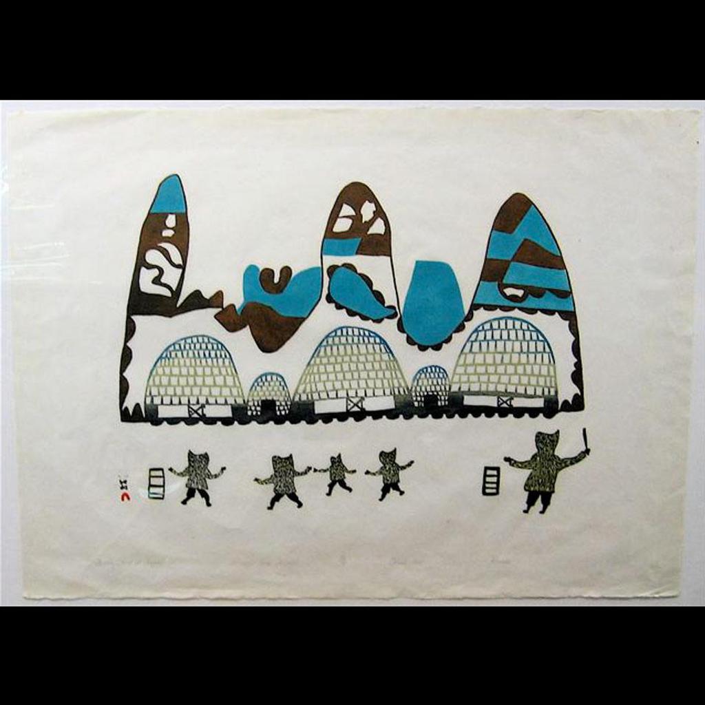 Pudlo Pudlat (1916-1992) - Spring Camp At Igakjuak