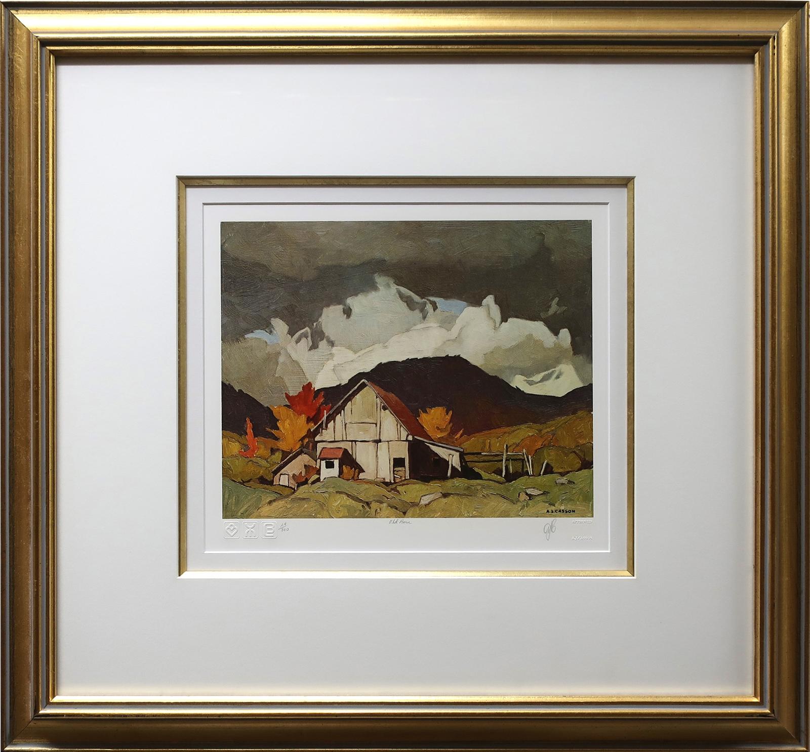 Alfred Joseph (A.J.) Casson (1898-1992) - Old Barn