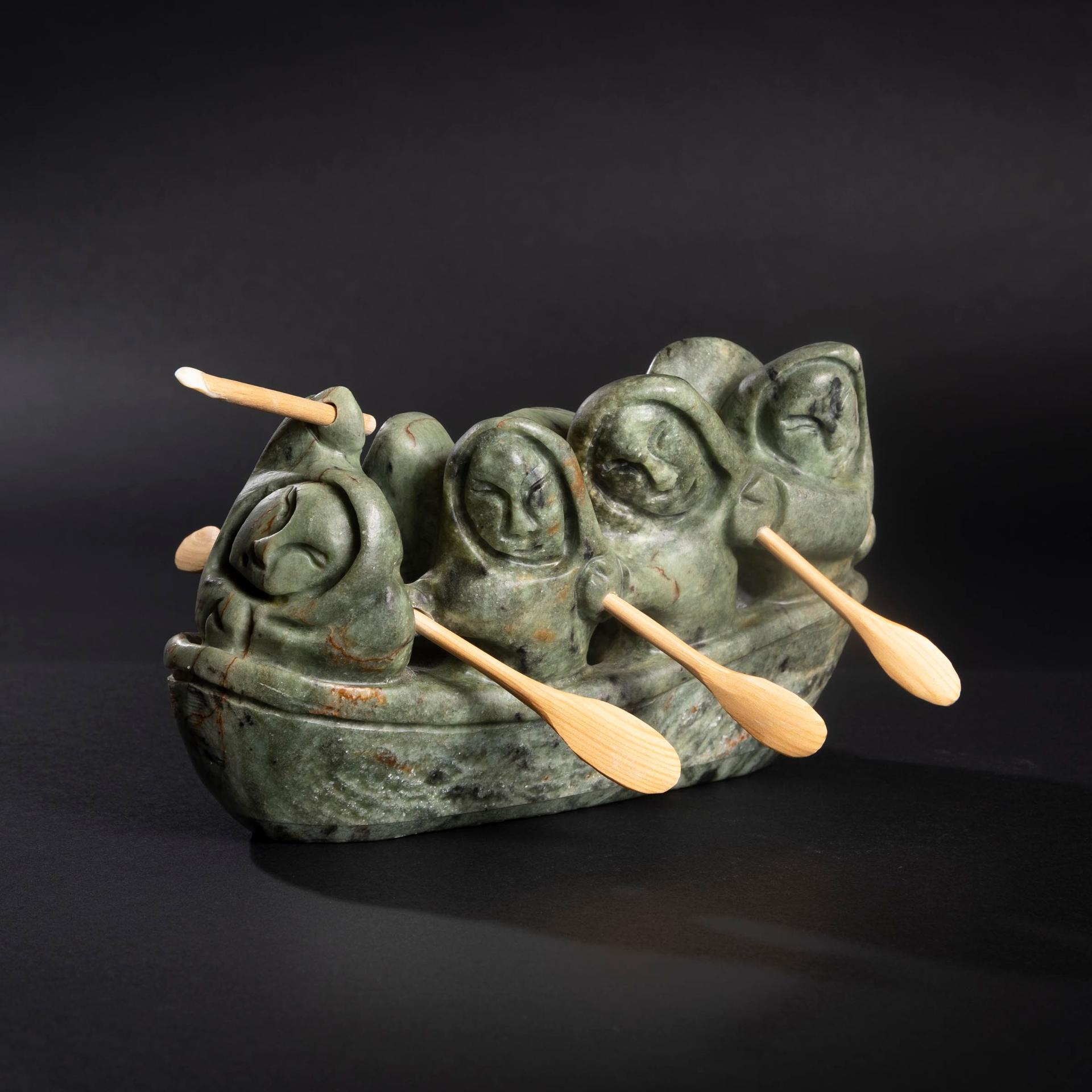 Jonasie Quarqortok Qarqortoq Faber (1944) - Umiak Hunters