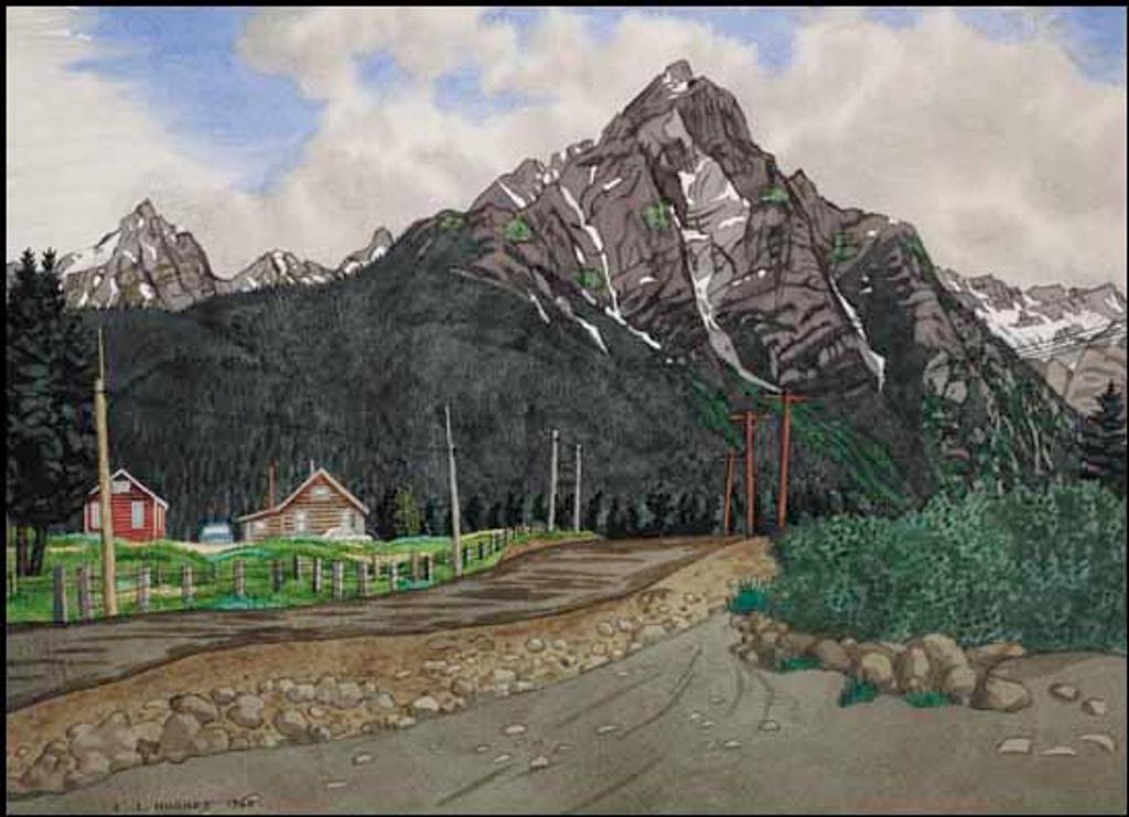 Edward John (E. J.) Hughes (1913-2007) - Mount Rocher de Boule Near Hazelton