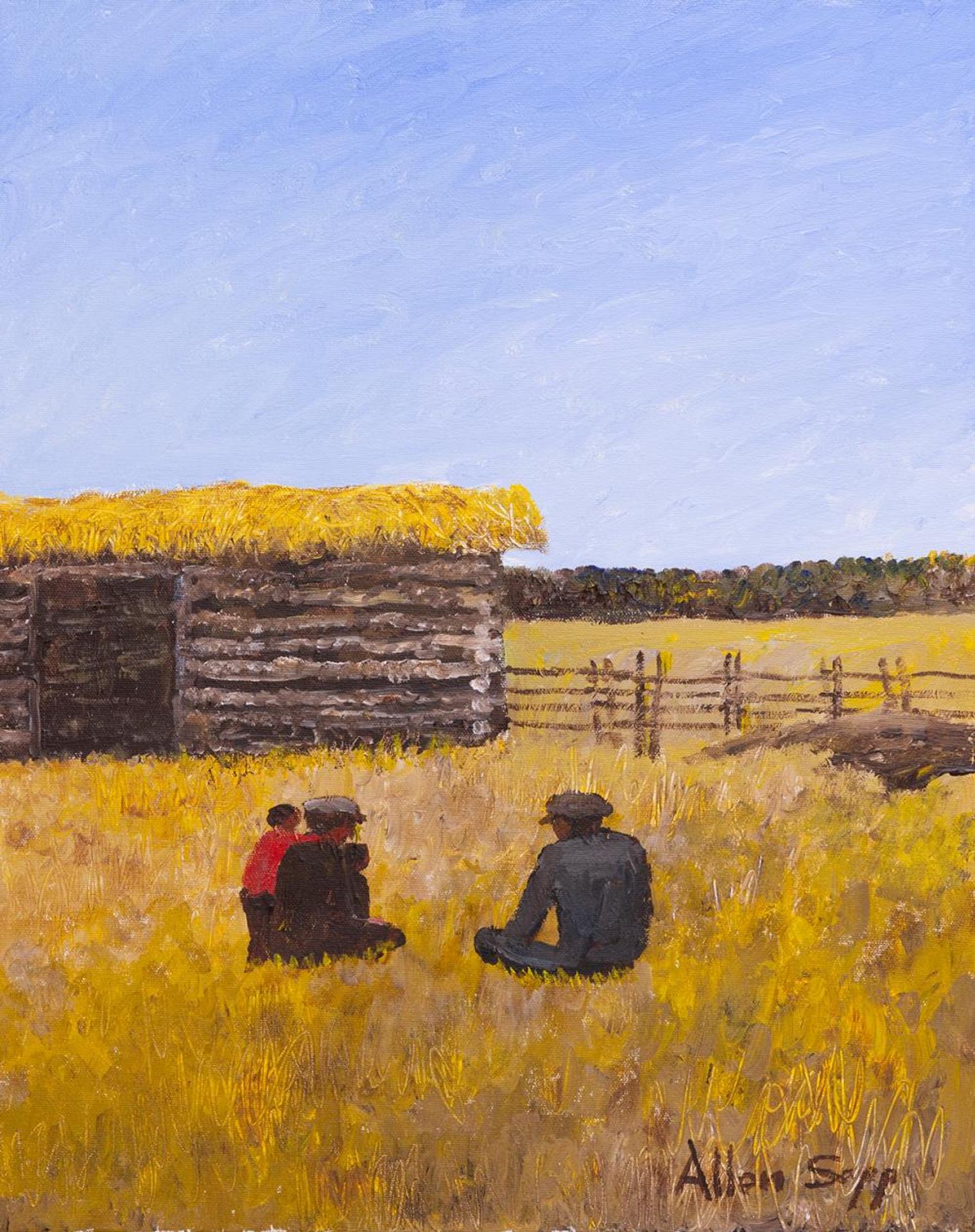 Allen Fredrick Sapp (1929-2015) - Untitled - Two Men Talk