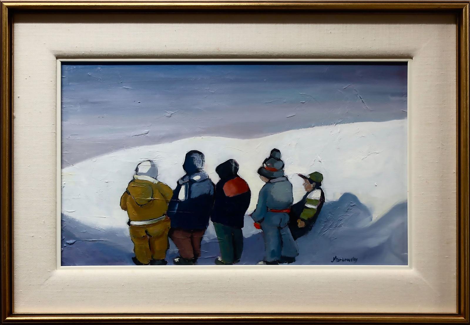 Martha Markowsky (1946) - Untitled (Children In The Snow)