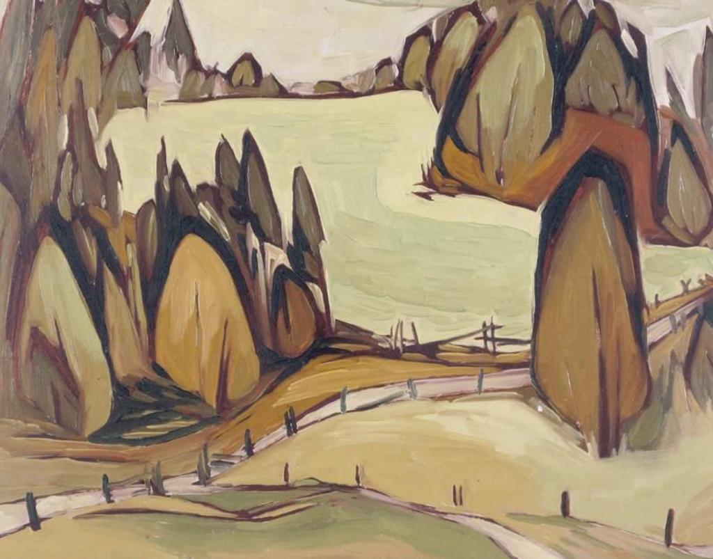 Luke Orton Lindoe (1913-1998) - LOON LAKE, B.C.; 1945