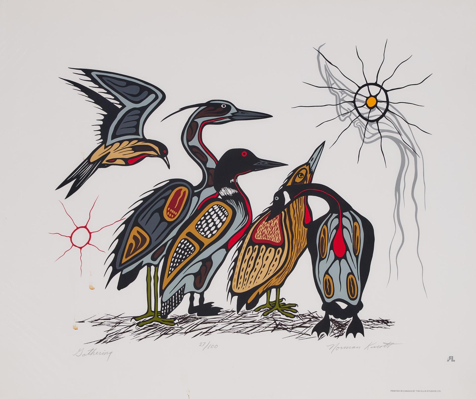 Norman Knott (1945-2003) - Gathering