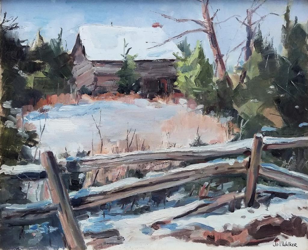 Joanne Walker - Barn in the Laurentides, 1986