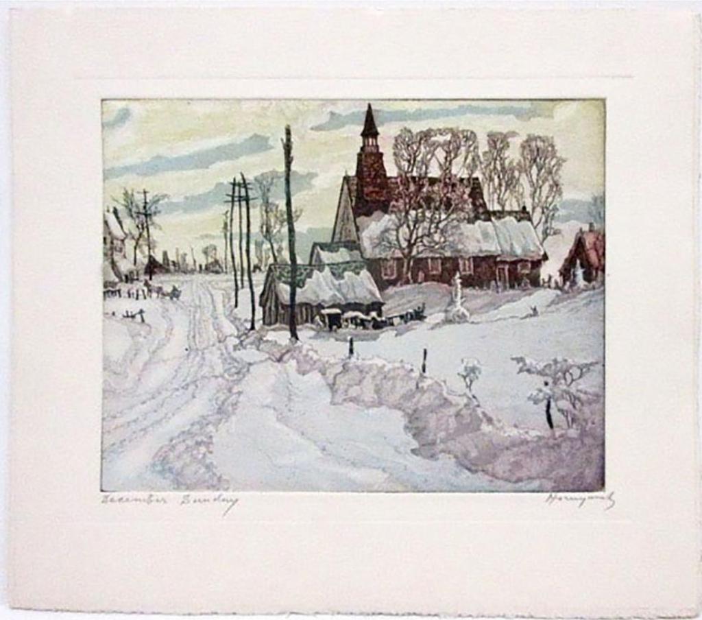 Nicholas Hornyansky (1896-1965) - December Sunday