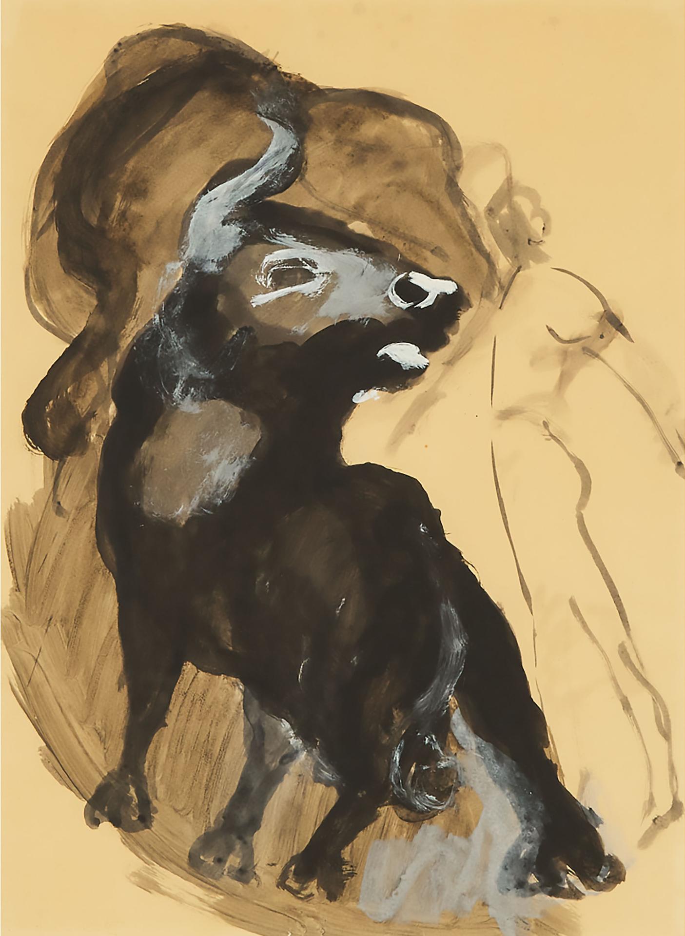 Mané Katz - Bull And Matador
