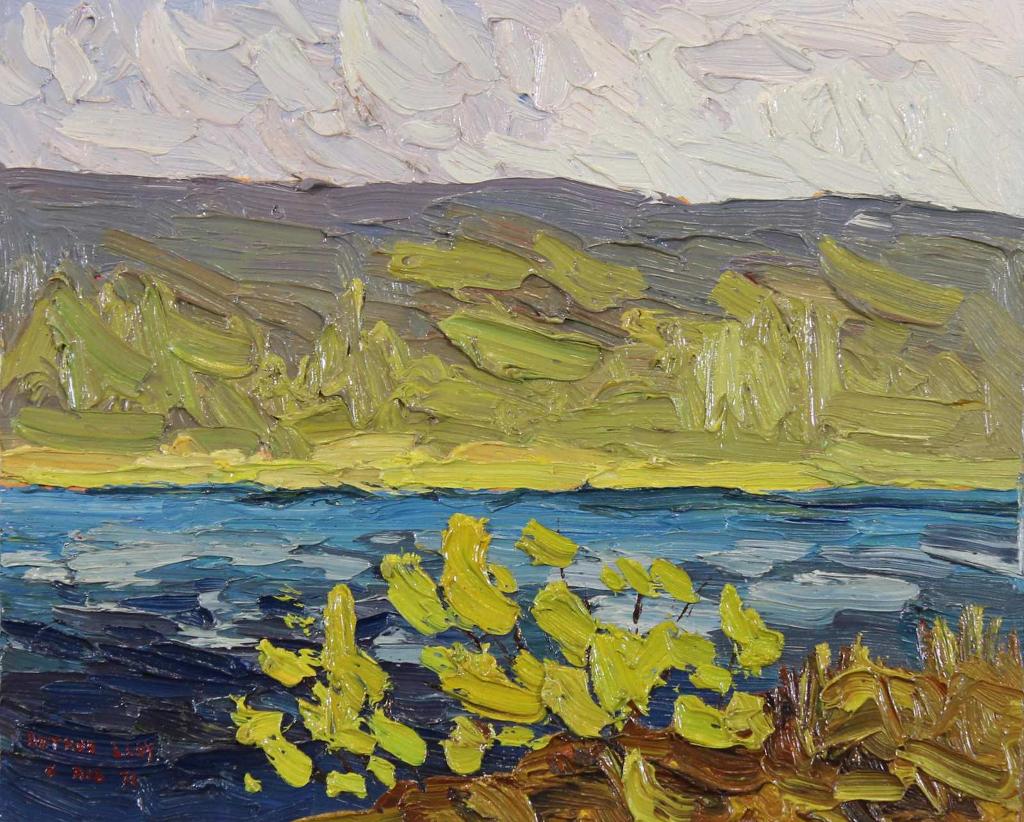 Arthur George Lloy (1929-1986) - Shore Bush, At Moore Lake; 1970