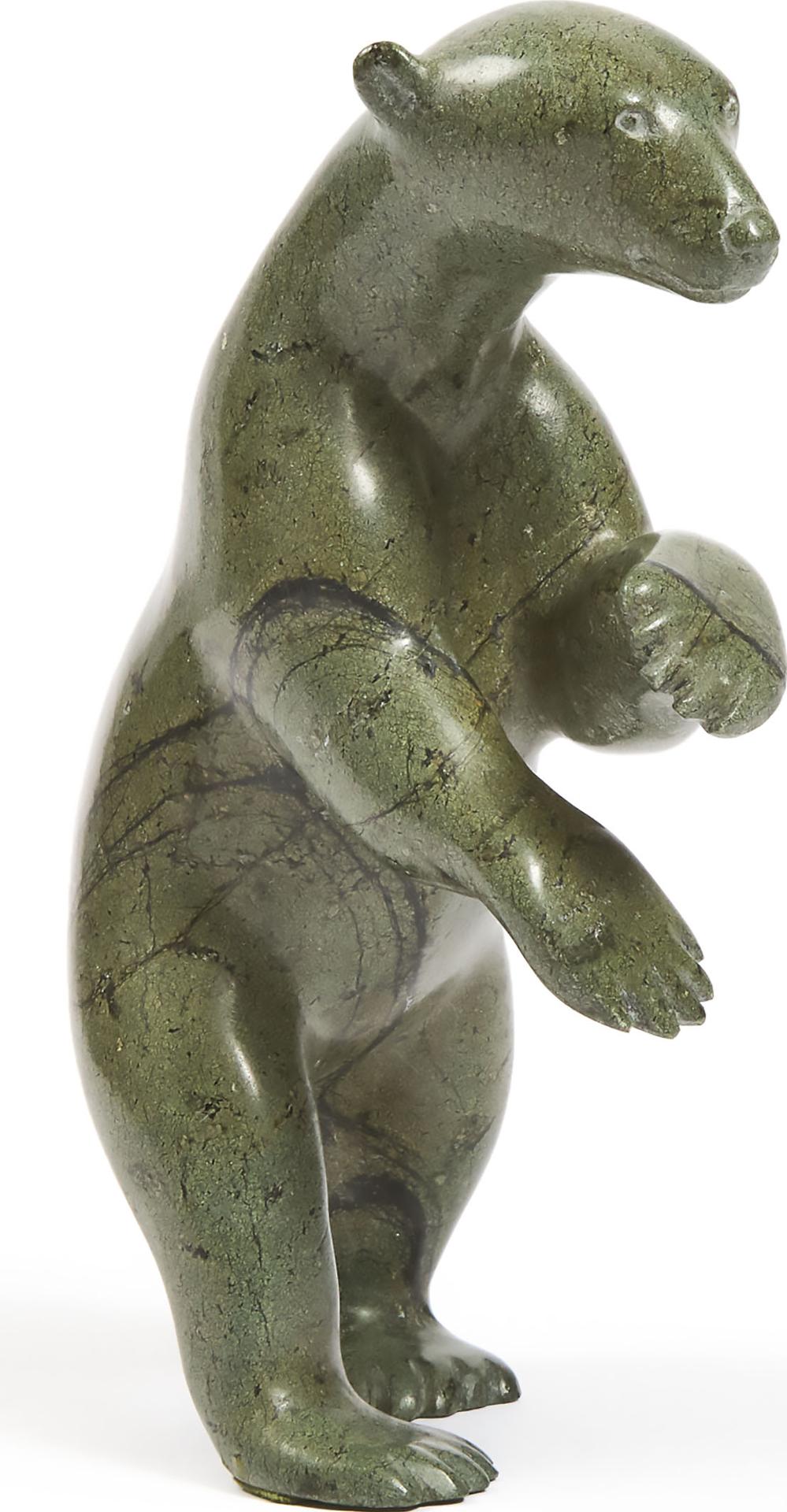 Henry Evaluardjuk (1923-2007) - Polar Bear On Hind Legs