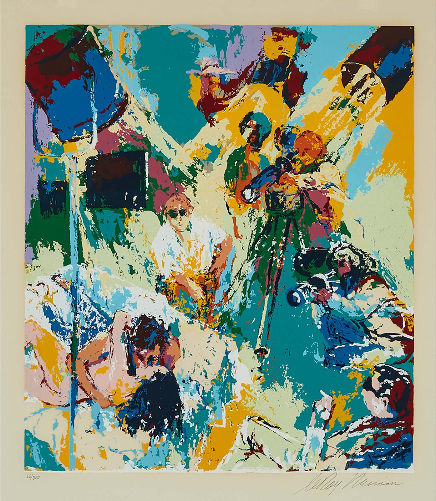 Leroy Neiman (1926-2012) - X-Rated Filmakers, 1974
