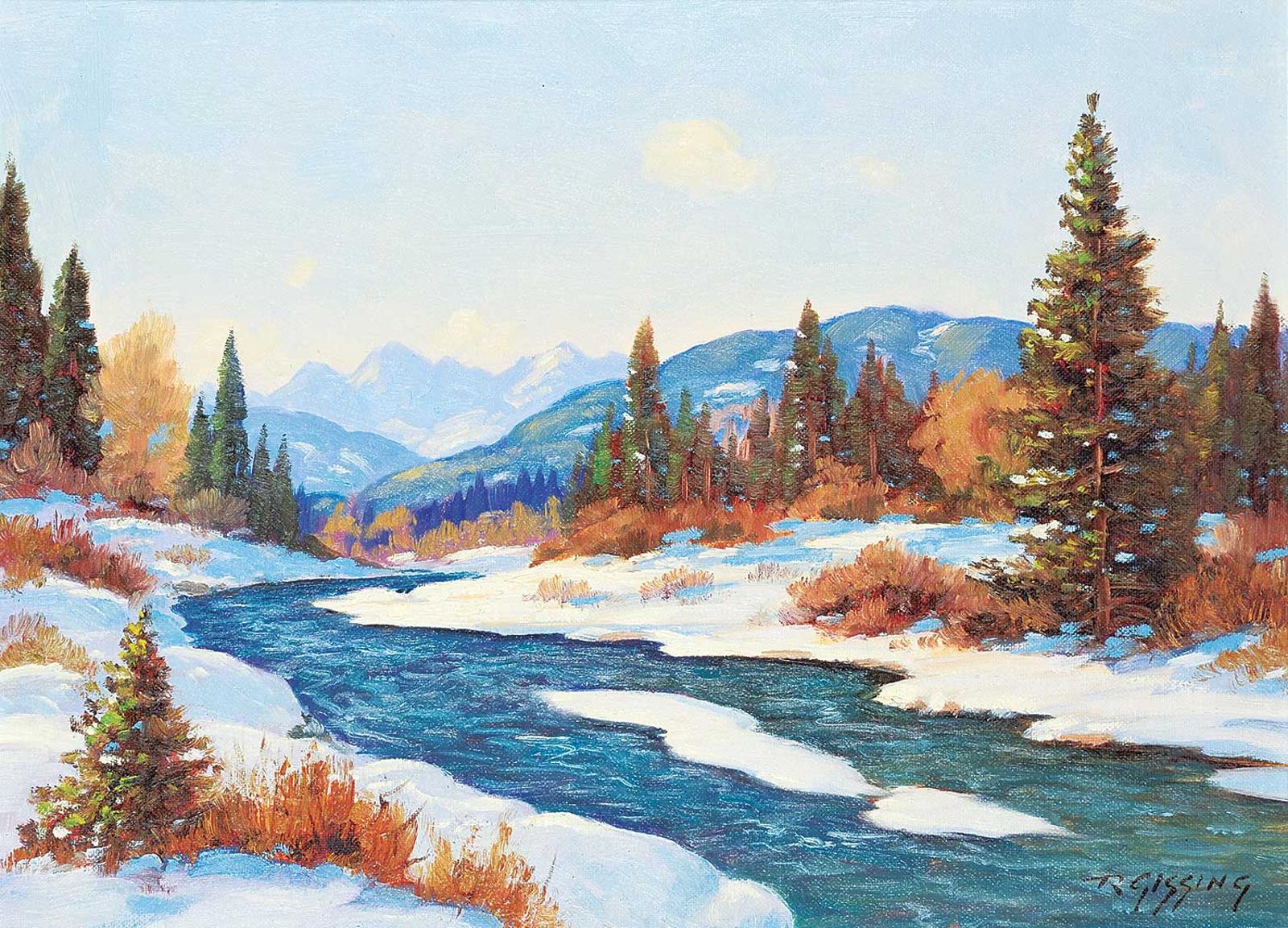 Roland Gissing (1895-1967) - Sheep River