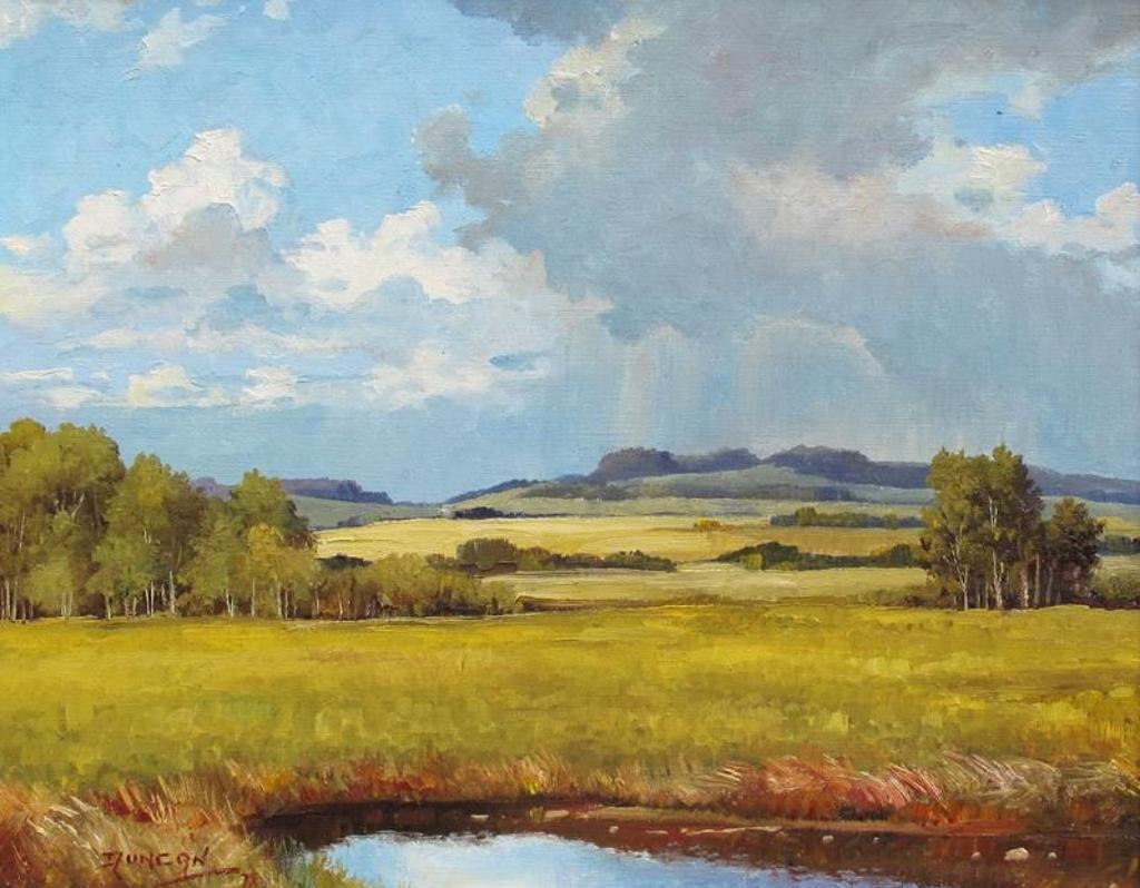 Duncan Mackinnon Crockford (1922-1991) - July Evening Nr. Innisfail, Alberta; 1979