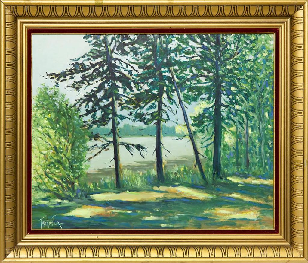Tod Hunter - Fall Shadows (Original Sketch - Basin Bay)