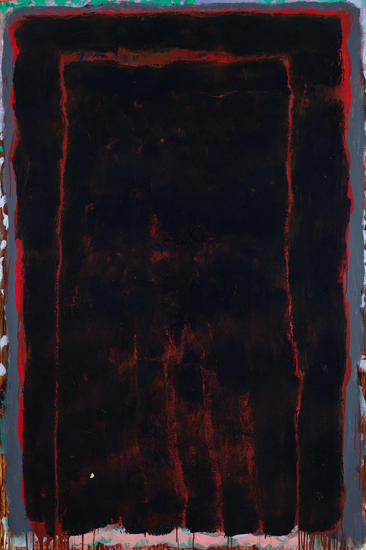 Jean Albert McEwen (1923-1999) - Dernier Rayon d'un Rouge
