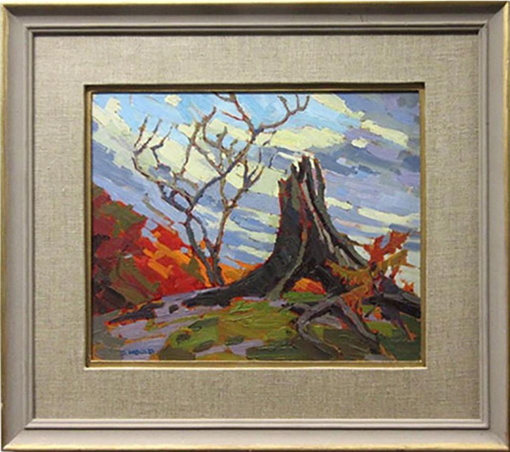 Dorothy Mary Mould (1924-2013) - Stump In Autumn