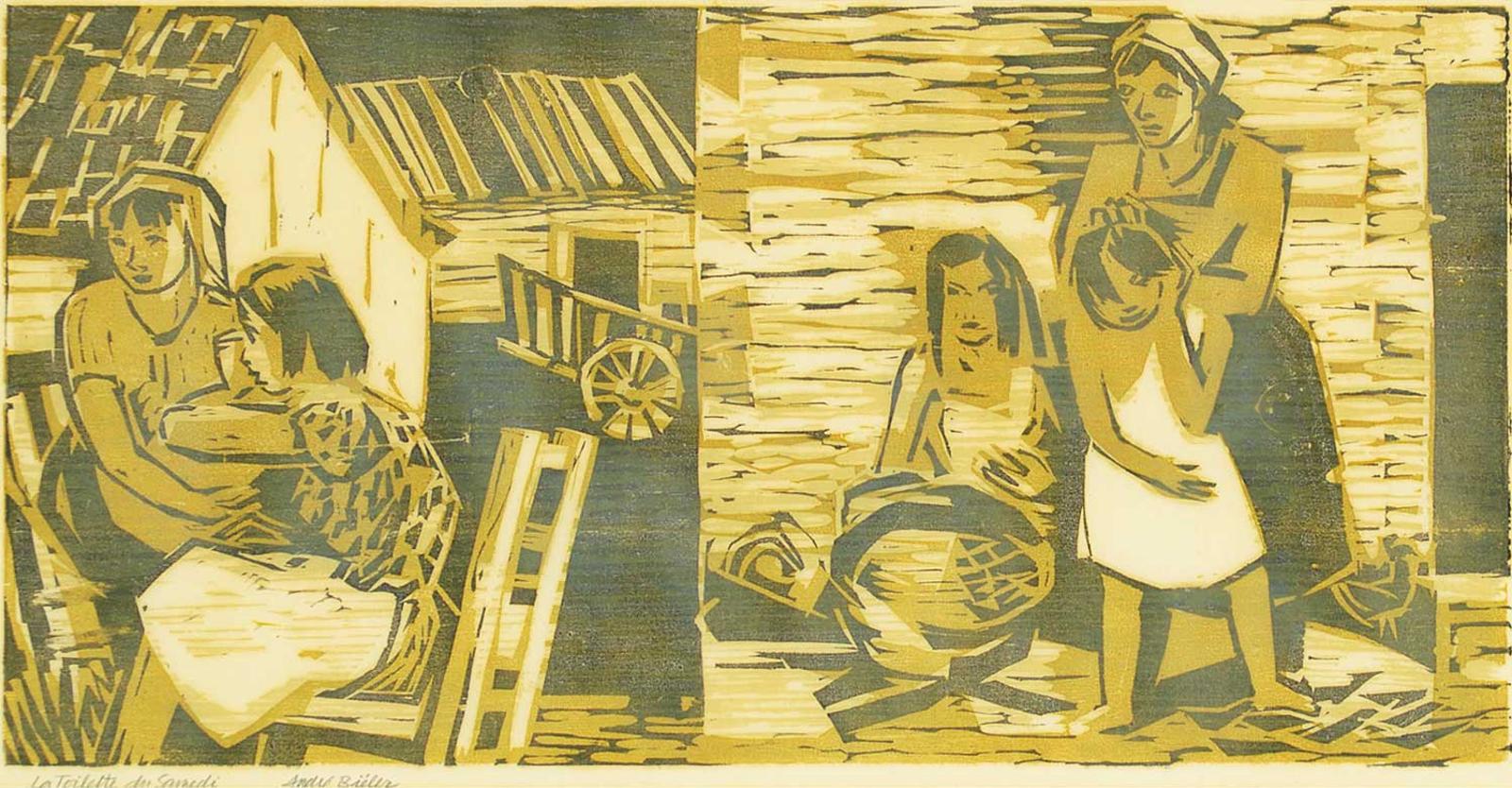 Andre Charles Bieler (1896-1989) - La Toilette du Samedi
