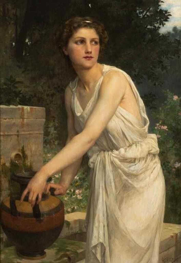 Guillaume Seignac (1870-1924) - A la Fontaine