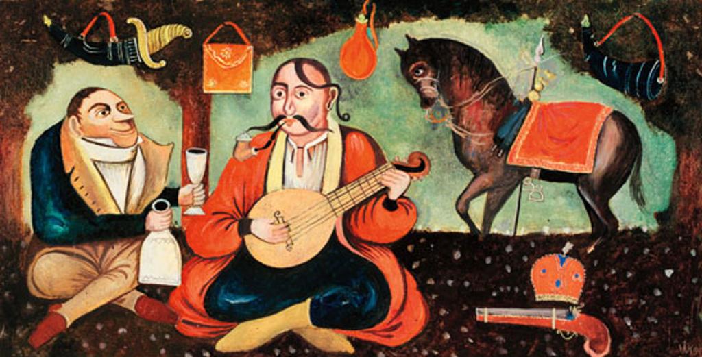 William Kurelek (1927-1977) - Cossacks