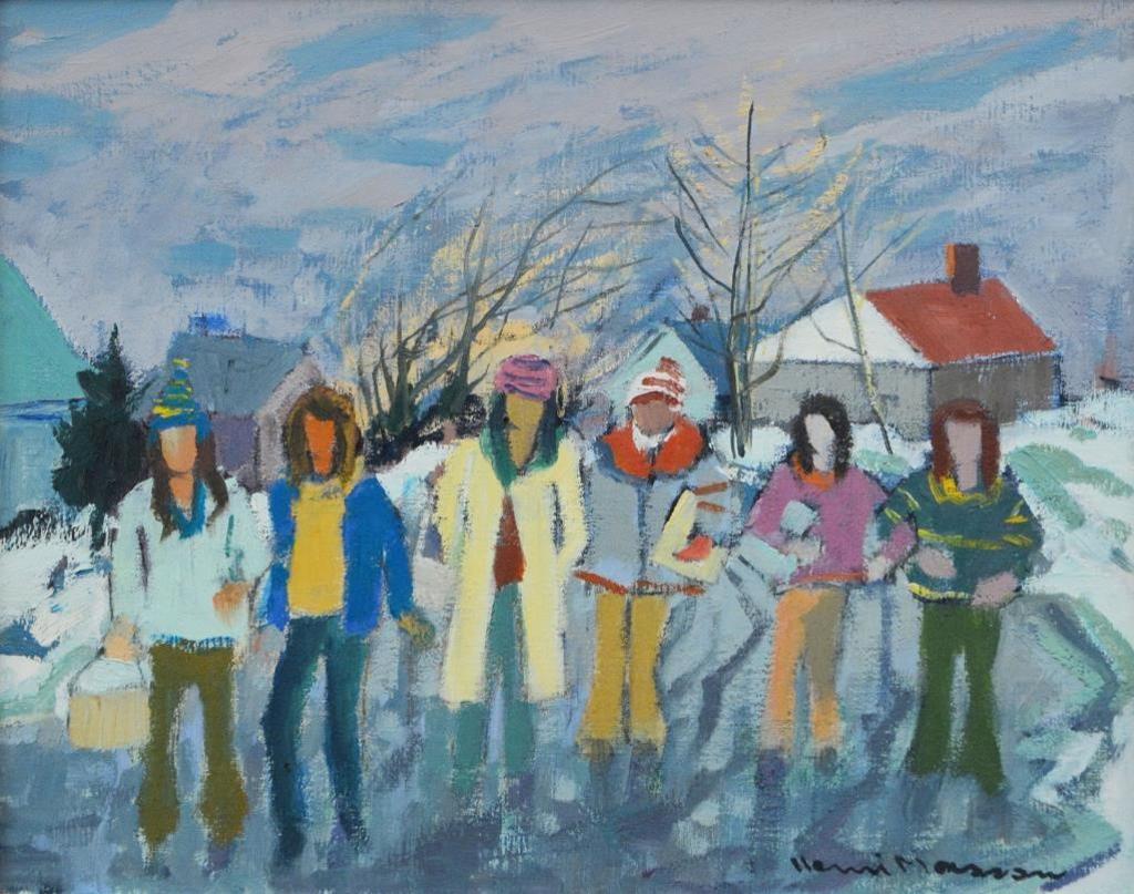 Henri Jacques Masson (1907-1995) - Street in Ottawa