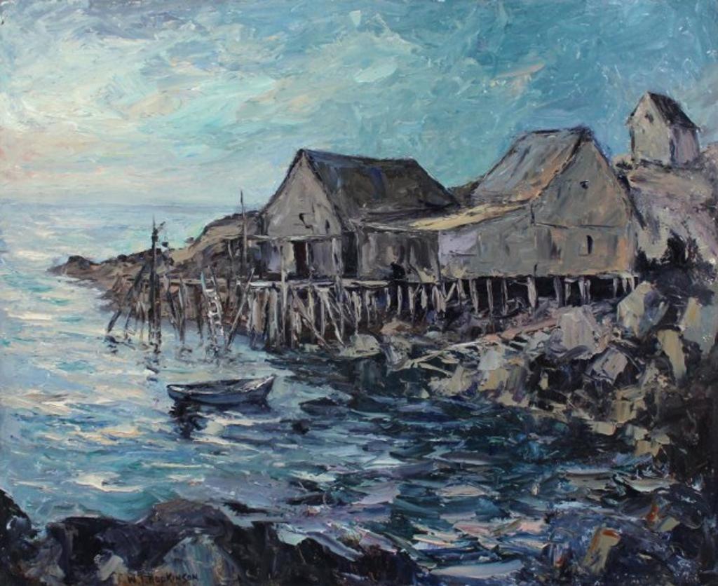 W.J. Hopkinson (1887-1970) - Evening Indian Harbour N.S