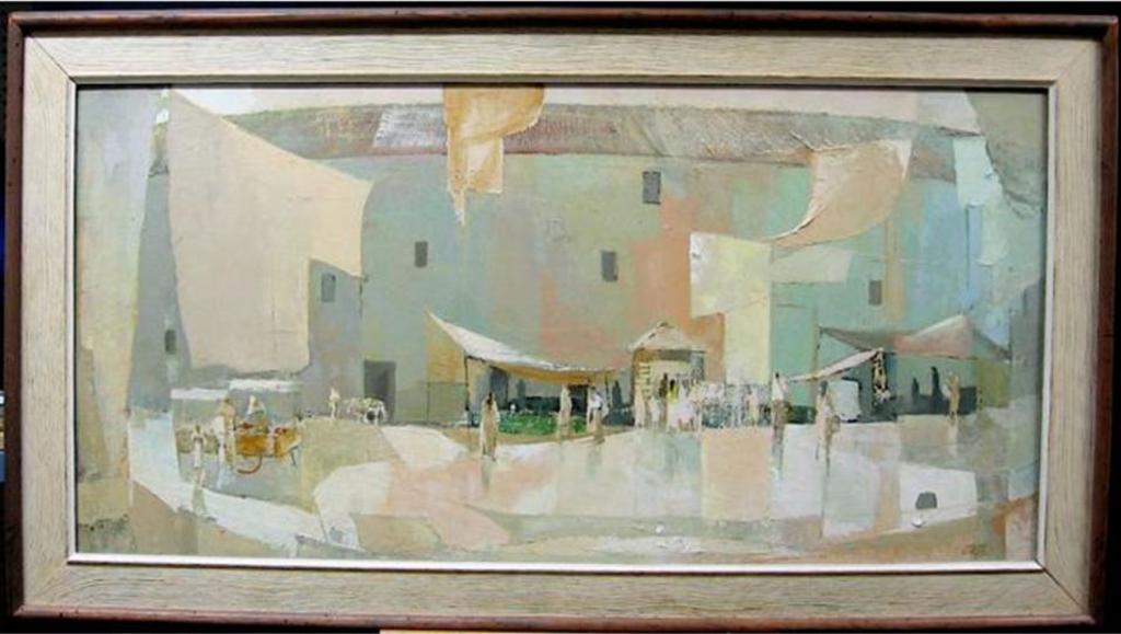 John Adrian Darley Dingle (1911-1974) - Before The Bullfight, Ronda, Spain