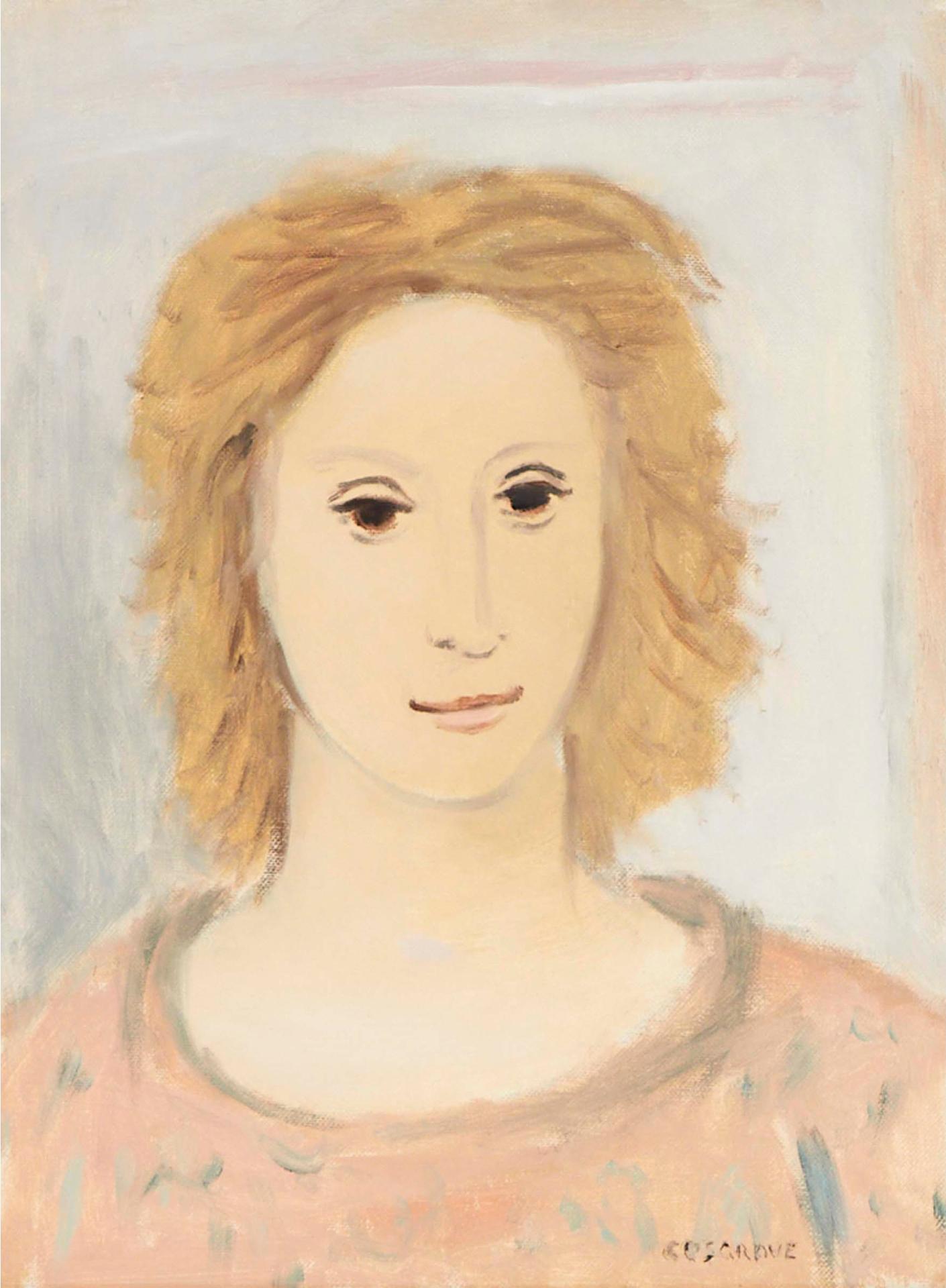 Stanley Morel Cosgrove (1911-2002) - Portrait Of A Woman