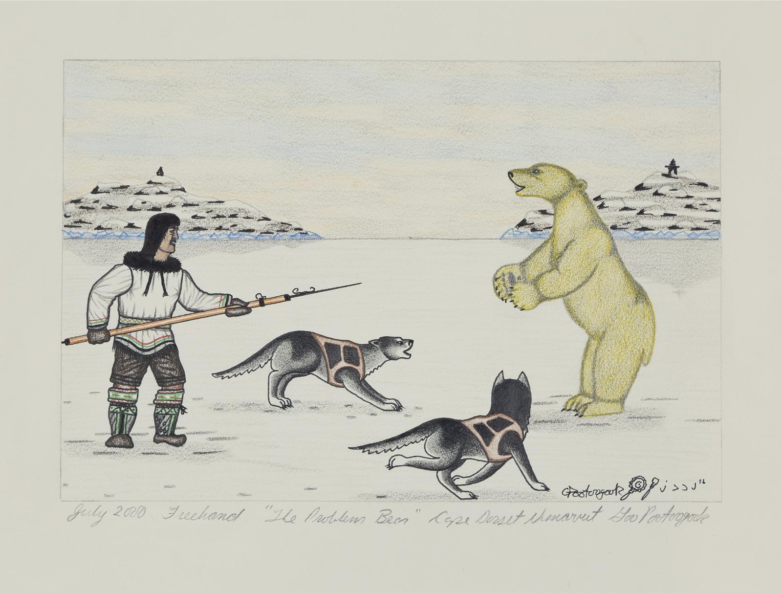Goo Pootoogook (1957) - The Problem Bear