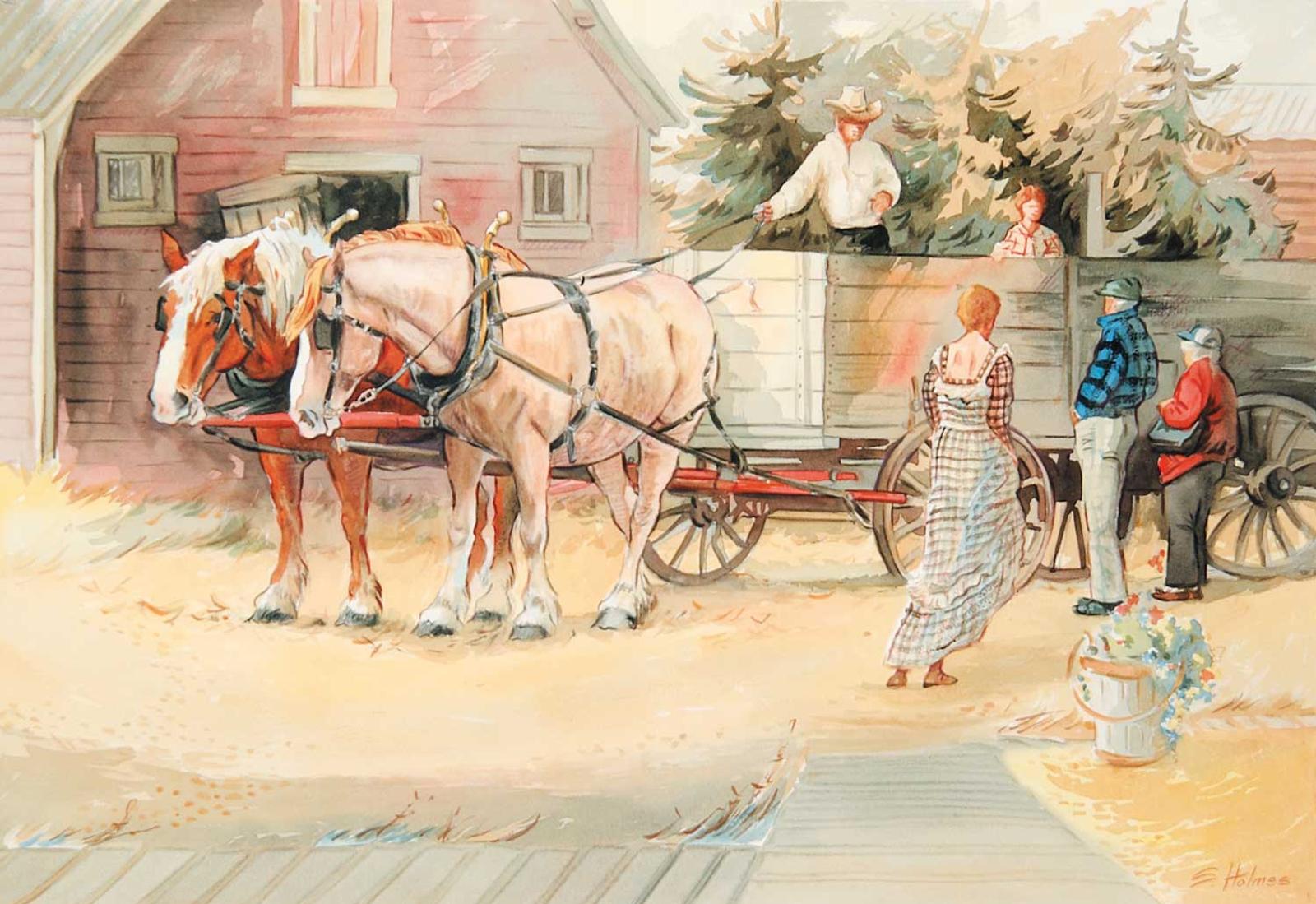 Sharon Christian Holmes - Late Afternoon Chatting