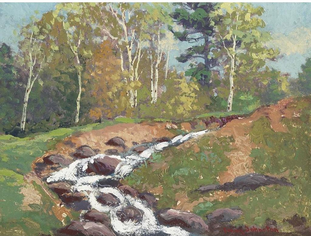 Frank (Franz) Hans Johnston (1888-1949) - Rushing Stream