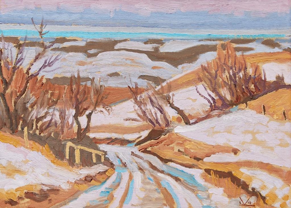 Illingworth Holey (Buck) Kerr (1905-1989) - Hill Road at Marten's