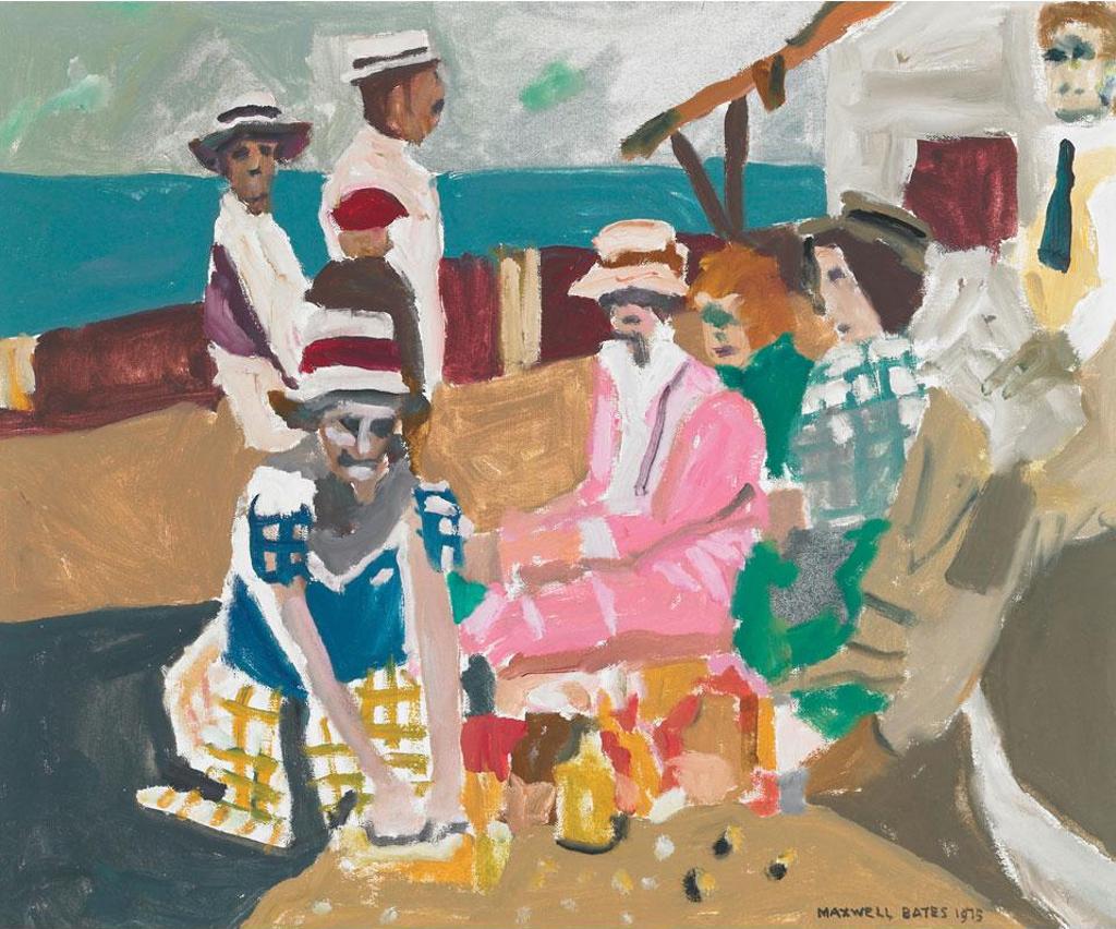 Maxwell Bennett Bates (1906-1980) - Picnic Near The Sea